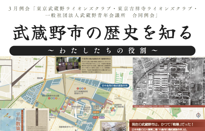2025年3月例会 武蔵野市の歴史を知る